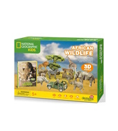 3D Puzzle CubicFun National Geographic African Wildlife