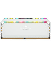 RAM CORSAIR DDR 5 32G (16X2) 5600 DOMINATOR PLATINUM RGB (WHITE) CMT32GX5M2B5600C36W