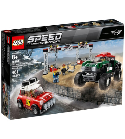 Building set LEGO Speed Champions 75894 1967 Mini Cooper S Rally and 2018 MINI John Cooper Works Buggy