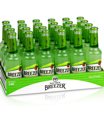 Lime Breezer package 24x275 ml