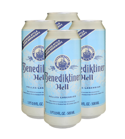 Beer Benediktiner Hell package 4x500 ml