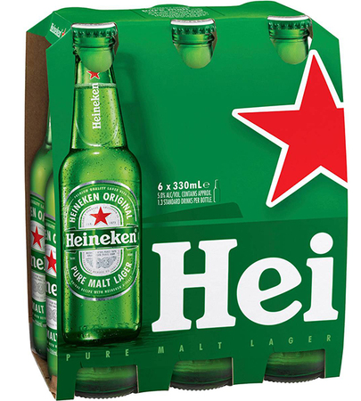 Beer Heineken package 6x330 ml